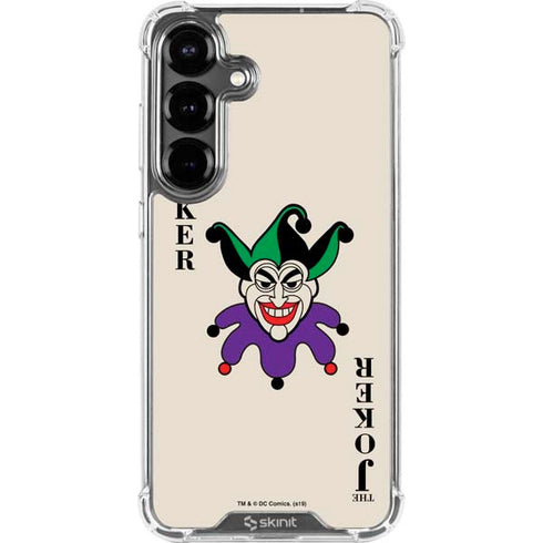 DC Comics The Joker Calling Card Galaxy S26 Clear Case