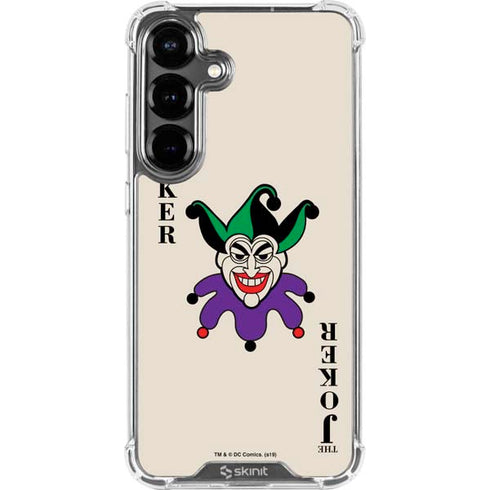 DC Comics The Joker Calling Card Galaxy S26 Plus Clear Case