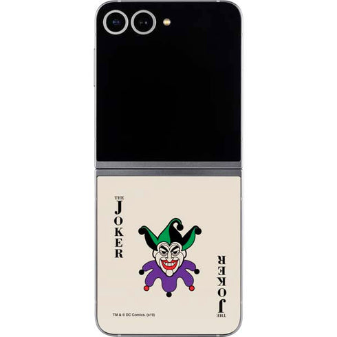 DC Comics The Joker Calling Card Galaxy Z Flip6 Skin