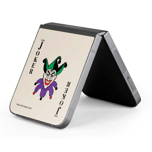 DC Comics The Joker Calling Card Galaxy Z Flip6 Skin