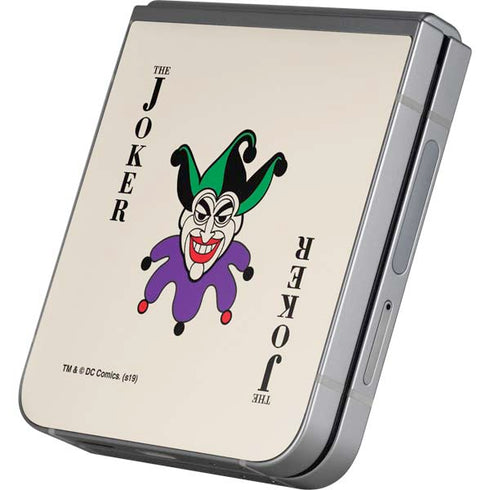 DC Comics The Joker Calling Card Galaxy Z Flip6 Skin