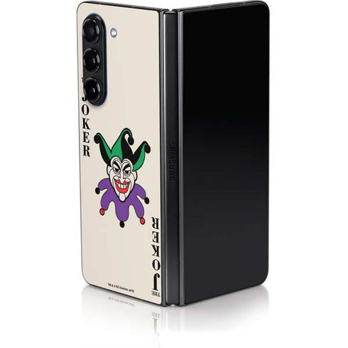 DC Comics The Joker Calling Card Galaxy Z Fold5 5G Skin