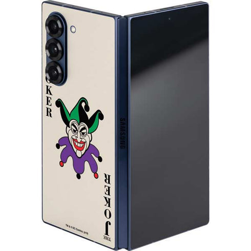 DC Comics The Joker Calling Card Galaxy Z Fold6 Skin