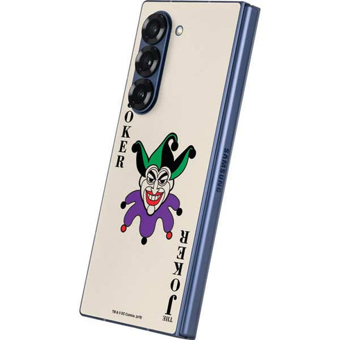 DC Comics The Joker Calling Card Galaxy Z Fold6 Skin
