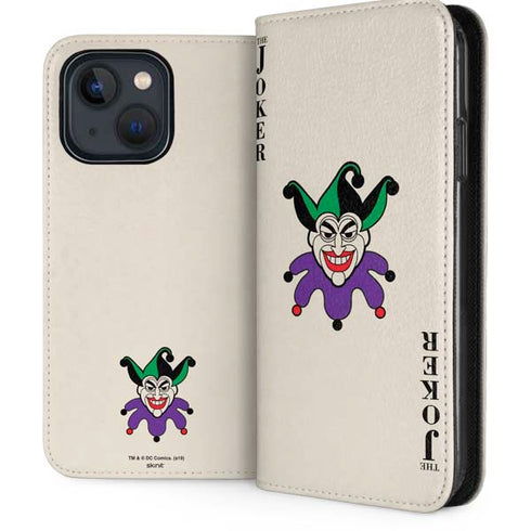 DC Comics The Joker Calling Card iPhone 15 Folio Case