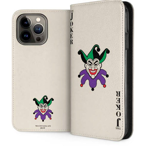 DC Comics The Joker Calling Card iPhone 15 Pro Max Folio Case