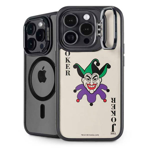 DC Comics The Joker Calling Card iPhone 15 Pro Max Kickstand Case