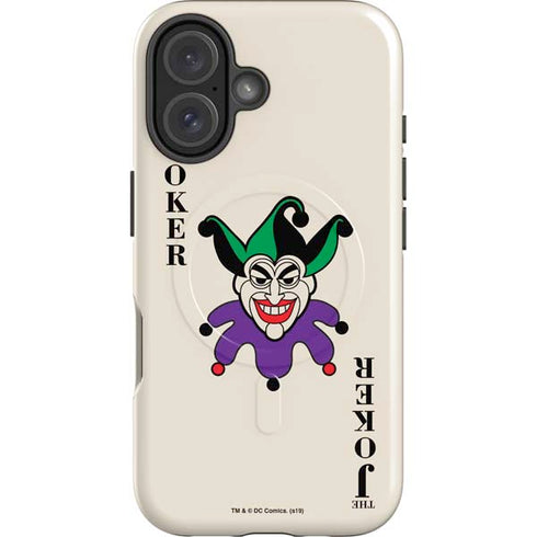 DC Comics The Joker Calling Card iPhone 16 Magsafe Impact Case