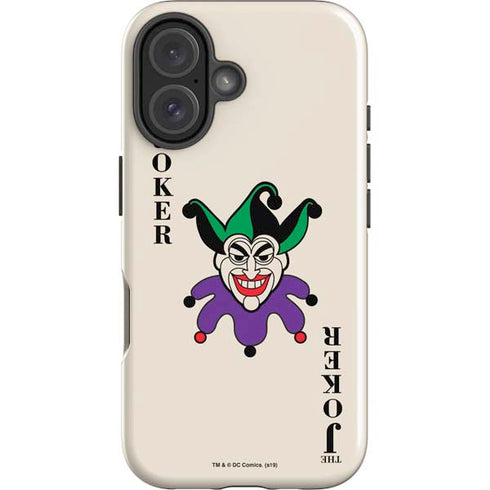 DC Comics The Joker Calling Card iPhone 16 Plus Impact Case