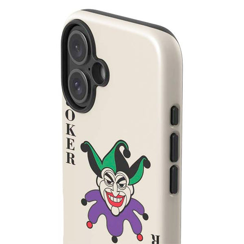 DC Comics The Joker Calling Card iPhone 16 Plus Impact Case