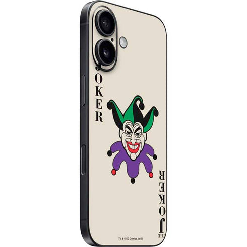 DC Comics The Joker Calling Card iPhone 16 Plus Skin