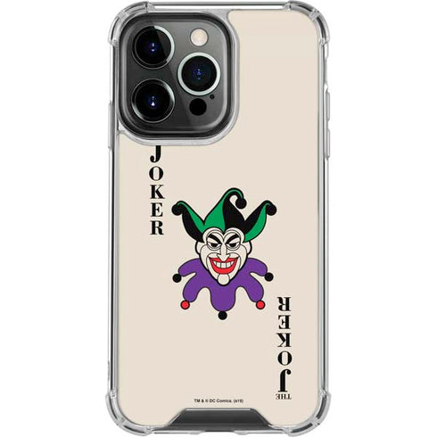 DC Comics The Joker Calling Card iPhone 16 Pro Clear Case