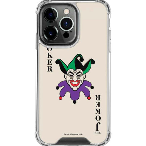 DC Comics The Joker Calling Card iPhone 16 Pro Max Clear Case