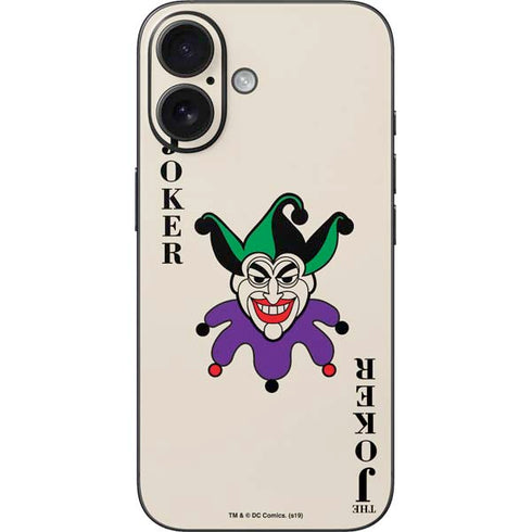 DC Comics The Joker Calling Card iPhone 16 Skin