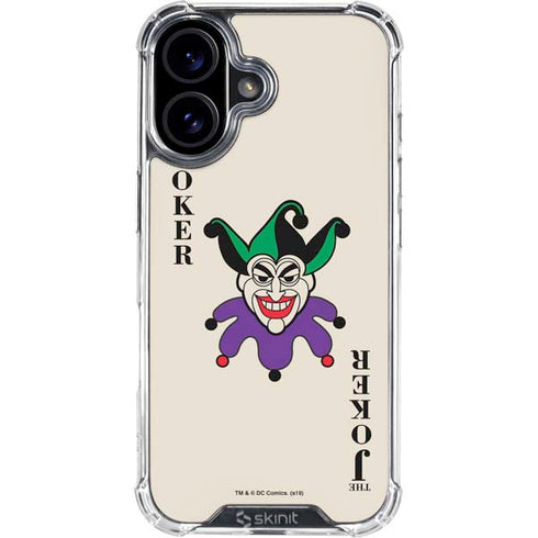 DC Comics The Joker Calling Card iPhone 17 Clear Case