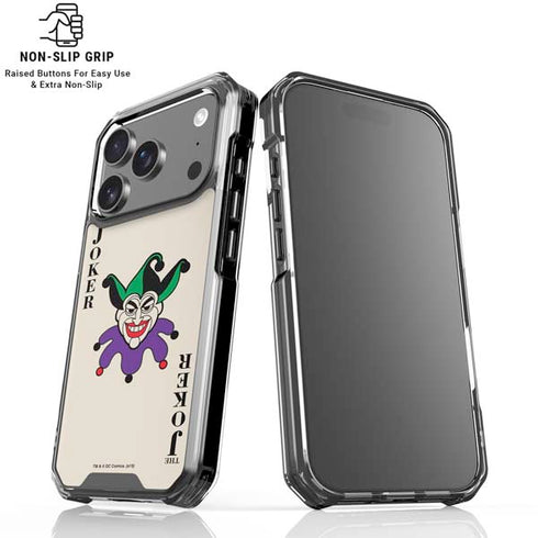 DC Comics The Joker Calling Card iPhone 18 Pro Clear Case