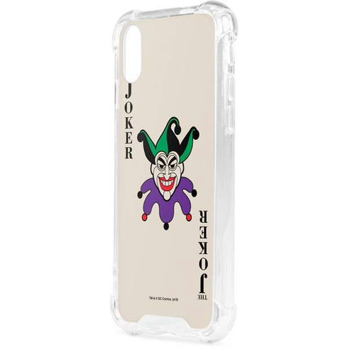 DC Comics The Joker Calling Card iPhone XS Clear Case