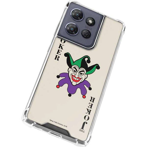 DC Comics The Joker Calling Card Moto G 5G (2025) Clear Case
