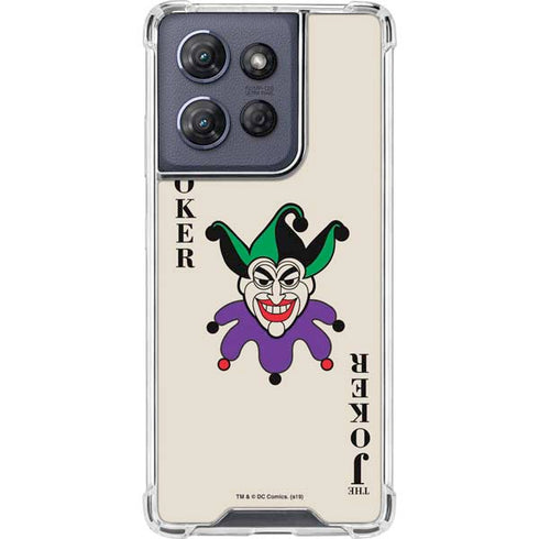 DC Comics The Joker Calling Card Moto G Play 5G (2025) Clear Case
