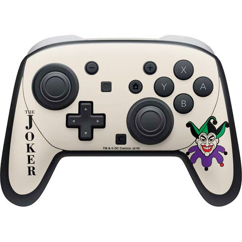 DC Comics The Joker Calling Card Nintendo Switch 2 (2025) Pro Controller Skin