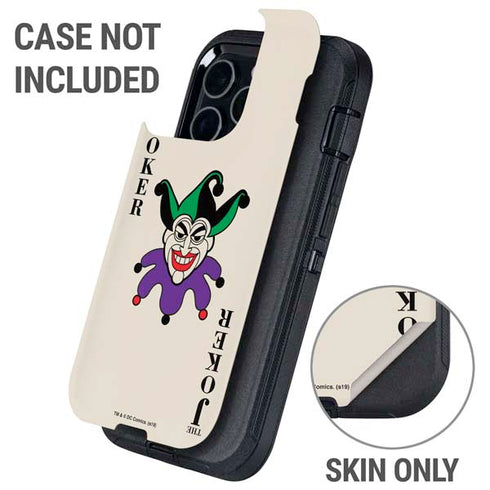 DC Comics The Joker Calling Card Otterbox Defender iPhone Skin