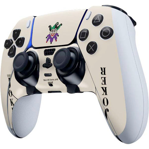 DC Comics The Joker Calling Card PS5 DualSense Edge Pro Controller Skin
