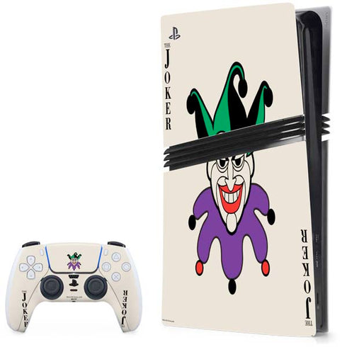 DC Comics The Joker Calling Card PlayStation PS5 Skins