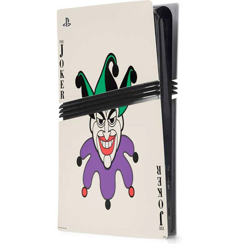 DC Comics The Joker Calling Card PS5 Pro Console Skin
