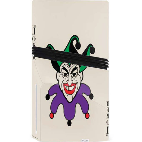 DC Comics The Joker Calling Card PS5 Pro Disk Console Skin