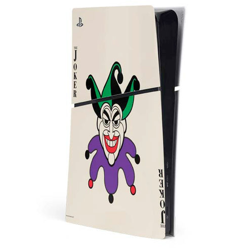 DC Comics The Joker Calling Card PS5 Slim Digital Edition Console Skin