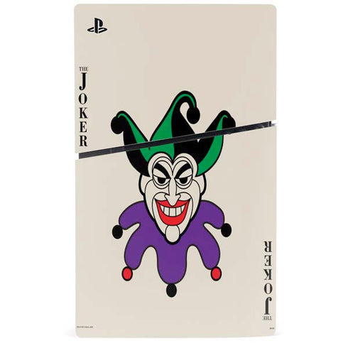 DC Comics The Joker Calling Card PS5 Slim Digital Edition Console Skin