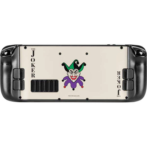DC Comics The Joker Calling Card Steam Deck Handheld Gaming Computer OLED Skin