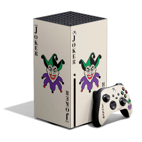 DC Comics The Joker Calling Card Xbox Series X Skins