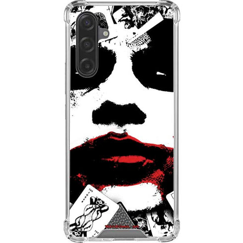 DC Comics The Joker Dark Knight Poster Art Galaxy A17 Clear Case