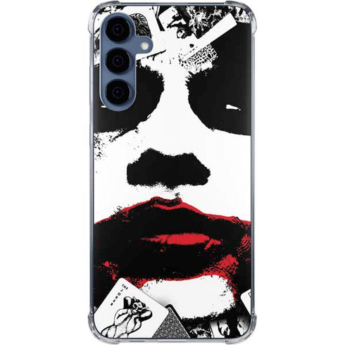 DC Comics The Joker Dark Knight Poster Art Galaxy A55 5G Clear Case