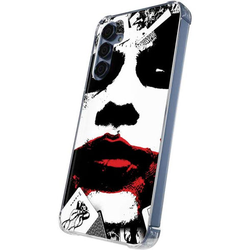 DC Comics The Joker Dark Knight Poster Art Galaxy A55 5G Clear Case