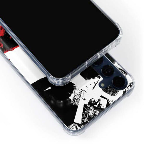 DC Comics The Joker Dark Knight Poster Art Galaxy A55 5G Clear Case