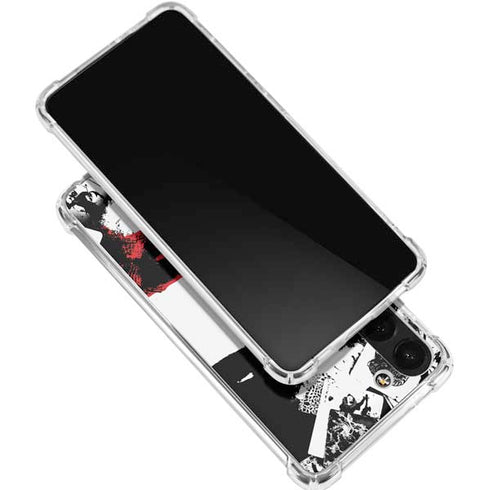 DC Comics The Joker Dark Knight Poster Art Galaxy S24 FE Clear Case