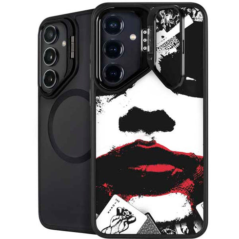 DC Comics The Joker Dark Knight Poster Art Galaxy S25 Plus Kickstand Case