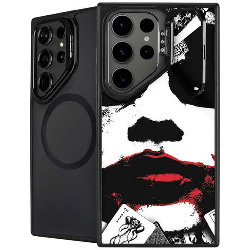 DC Comics The Joker Dark Knight Poster Art Galaxy S25 Ultra Kickstand Case