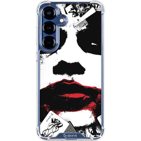 DC Comics The Joker Dark Knight Poster Art Galaxy S25 Clear Case