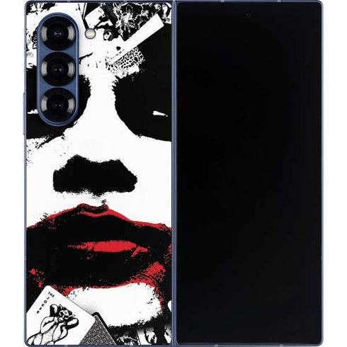 DC Comics The Joker Dark Knight Poster Art Galaxy Z Fold6 Skin