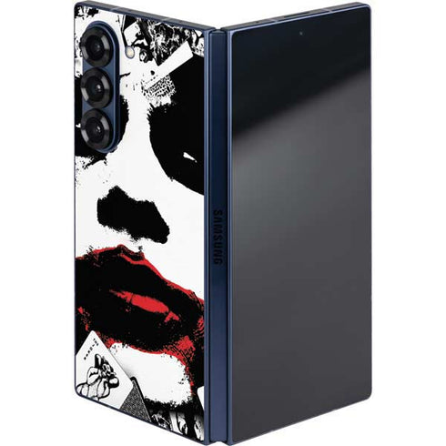DC Comics The Joker Dark Knight Poster Art Galaxy Z Fold6 Skin