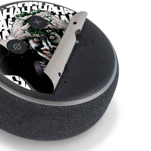 DC Comics The Joker Killing Joke Variant Cover Art by Brian Bolland Amazon Echo Dot Skin