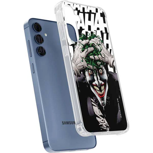 DC Comics The Joker Killing Joke Variant Cover Art by Brian Bolland Galaxy A55 5G Clear Case