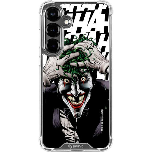 DC Comics The Joker Killing Joke Variant Cover Art by Brian Bolland Galaxy S26 Plus Clear Case