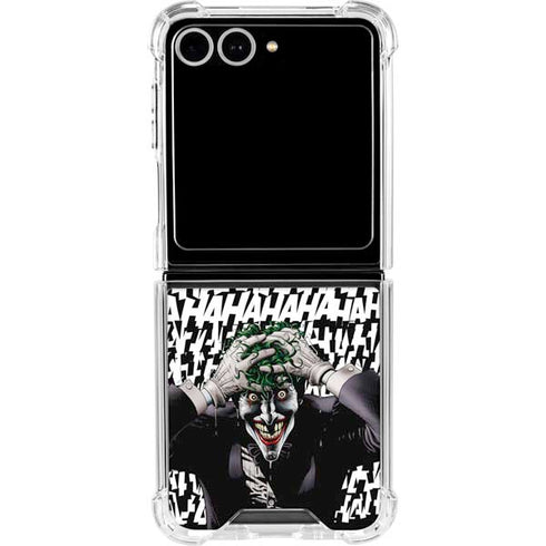 DC Comics The Joker Killing Joke Variant Cover Art by Brian Bolland Galaxy Z Flip7 Clear Case
