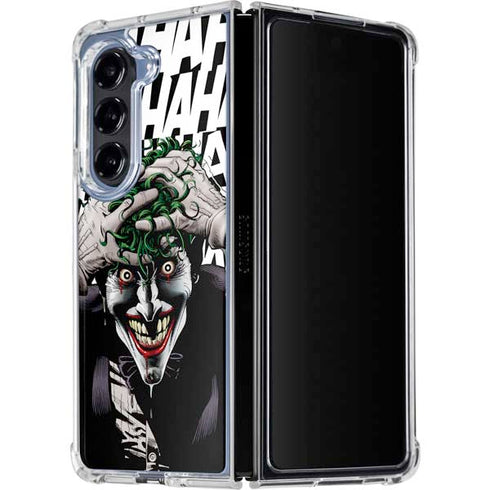 DC Comics The Joker Killing Joke Variant Cover Art by Brian Bolland Galaxy Z Fold5 5G Clear Case