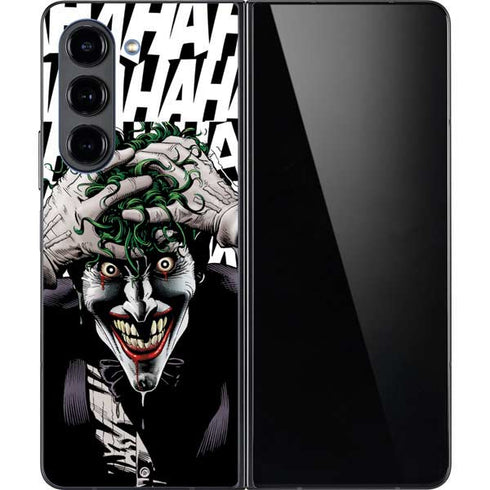DC Comics The Joker Killing Joke Variant Cover Art by Brian Bolland Galaxy Z Fold5 5G Skin