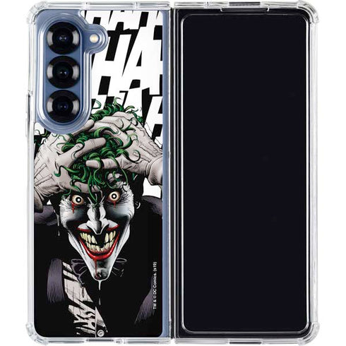 DC Comics The Joker Killing Joke Variant Cover Art by Brian Bolland Galaxy Z Fold6 Clear Case
